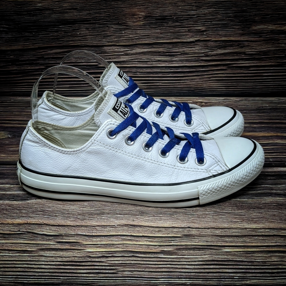 Converse Chuck Taylor All Stars White Leather 8